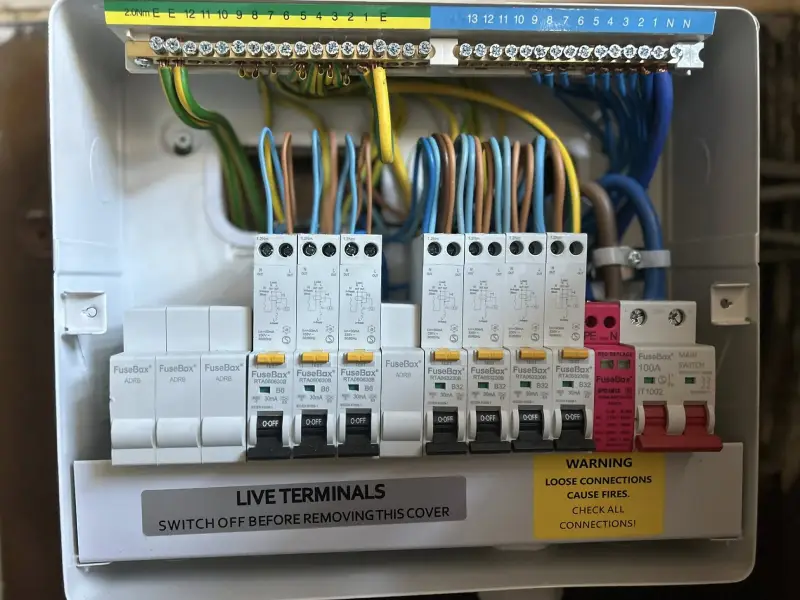 Consumer unit upgrade in Accrington