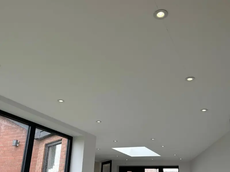 Indoor and outdoor lighting installation in Accrington